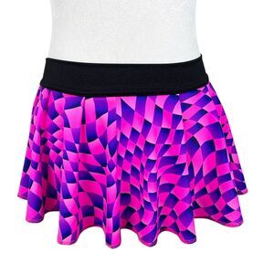 Rolita Couture Rave Skirt Women Medium Pink Purple Party Festival A-Line Mini